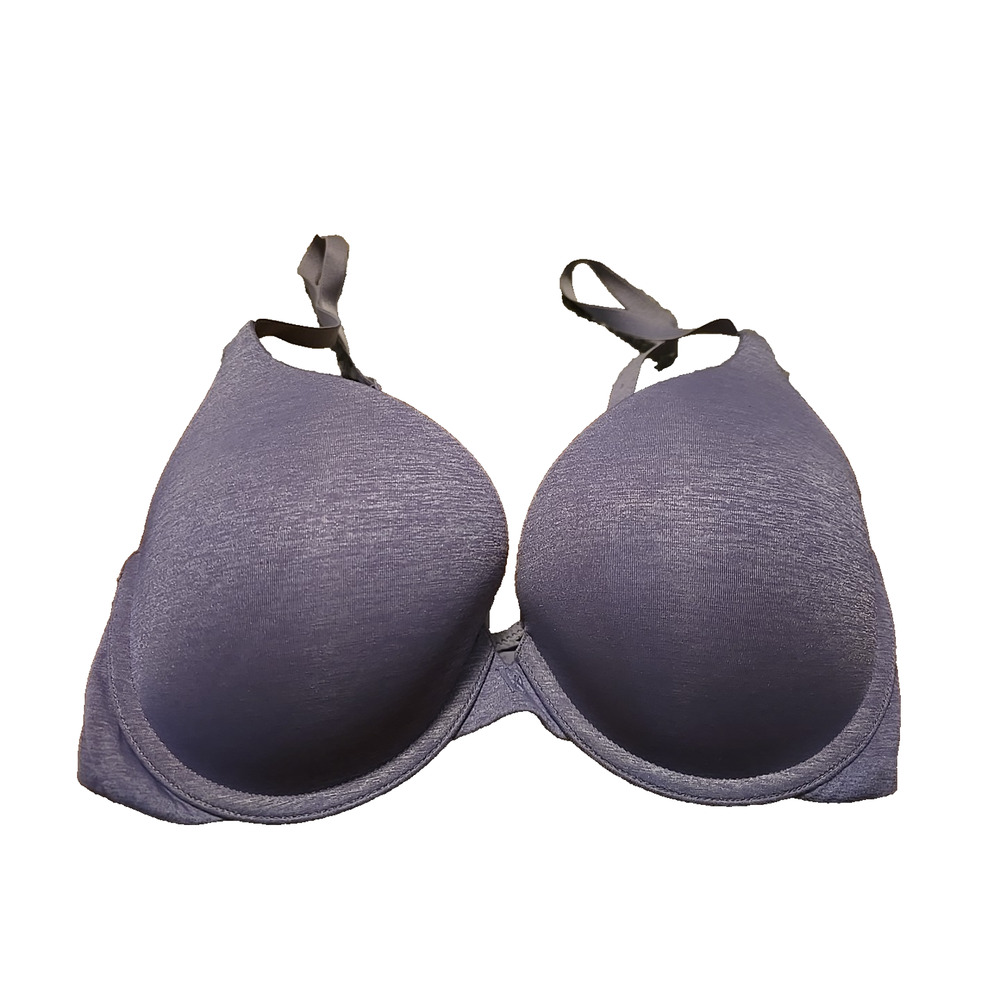 Victoria's Secret Purple Padded Perfect‎ Coverage Underwire T-Shirt Bra Size 34D
